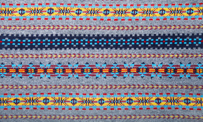 Knitted wool pattern