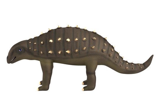 realistic 3d render of panoplosaurus