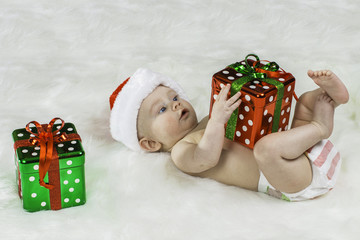 Baby Christmas Portrait