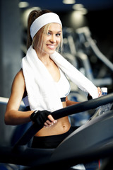 Fitness on a treadmill