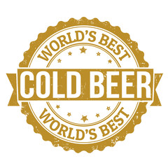 Cold Beer stamp