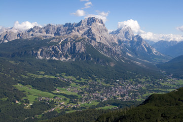 Naklejka premium Cortina d´Ampezzo - Dolomiten - Alpen