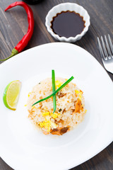 Salmon fried rice