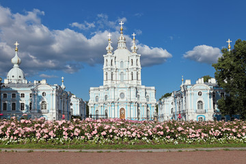 The Smolny Cathedral, Saint Petersburg, Russia