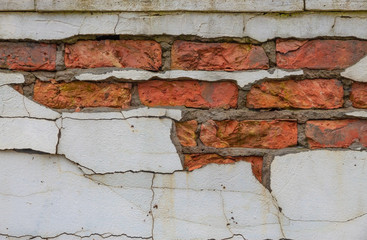 Fragment of an old wall.