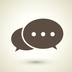 bubble speech icon