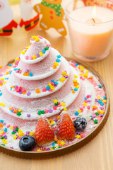 Christmas cake for celebration