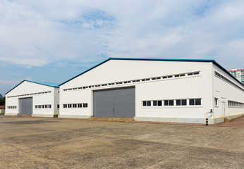 Fototapeta na wymiar Storage warehouse at outdoor