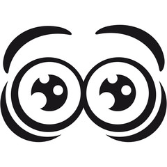 Cute Sad Eyes Design