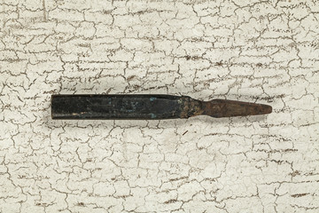 Antique lacquer tool (Still life)