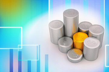A coin graph