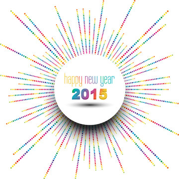 Happy new year 2015 celebration background