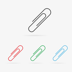 Vector paper clip icon