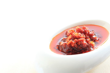 Japanese seasoning, rayu sauce