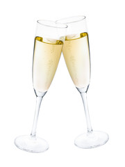 Champagner trinken