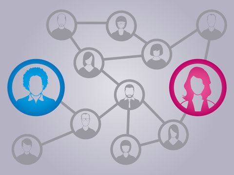 Love social Network - vector 1