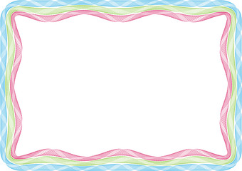 Blank frame for picture or invitation