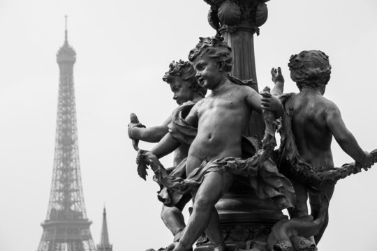 Fototapeta The Eiffel tower