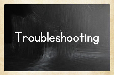 troubleshooting concept
