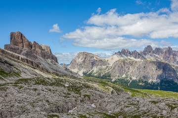 Dolomites mountain in summer