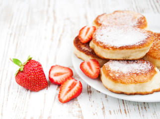 stawberry pancakes