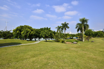 Naklejka premium Park scenery, Nanning, Guangxi, China