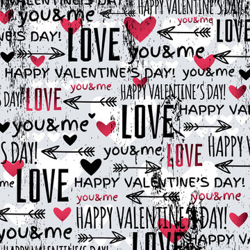 background with  red valentine heart and wishes text,  vector