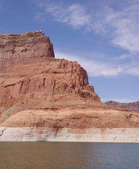 Fototapeta premium Rock formation in Glen Canyon, Arizona, USA