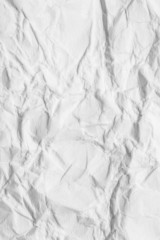 background of crumpled white paper