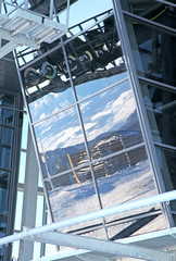 Modern ropeway FUNITEL at hill Chopok - Low Tatras, Slovakia