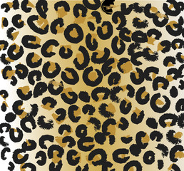 Wild african background with panther pattern