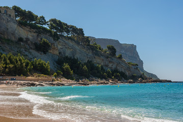Mittelmeerstrand in Cassis