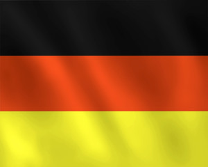 Germany waving flag illustration