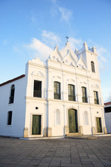 Fototapeta na wymiar Typowy Biały Kościół Northeastern Brazylia Colonial