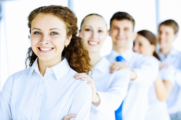 Team of business people