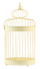 Beautiful decorative cage, isolated on white