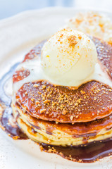Icecream pancake