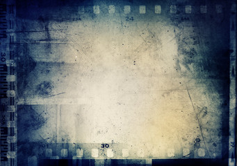 Film frames or strips grunge background