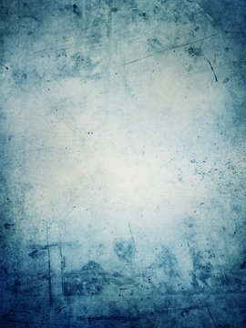 Blue textured concrete wall background