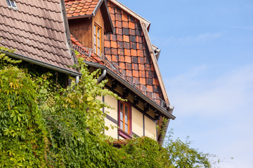 Blick zum Schlossberg Welterbestadt Quedlinburg