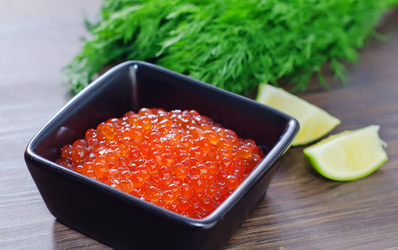 red salmon caviar