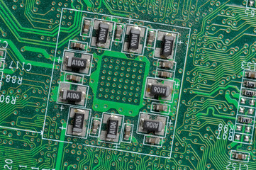 microchip integrated on motherboard