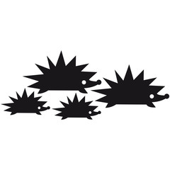 Cute Hedgehog Family Design