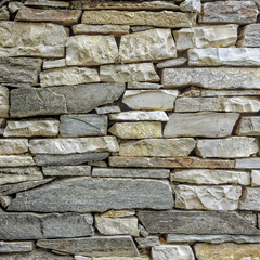 marble and stone wall closeup