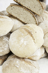 Fototapeta na wymiar Homemade artisan breads
