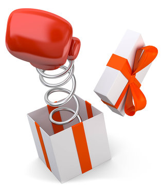 Geschenk Boxhandschuh