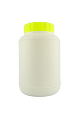 Plastic medical container for pills or capsules