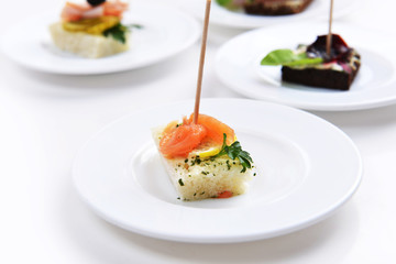 fish and meat sandwiches