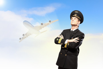 Image of male pilot © Sergey Nivens