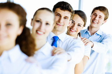 Team of business people